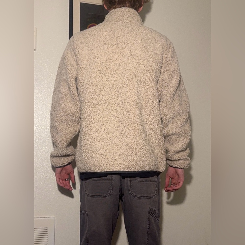 Portland Timbers Cream Sherpa Fleece Jacket - Picture 2 of 7